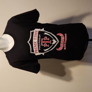 Ptp prime time polynesian art black L tshirt